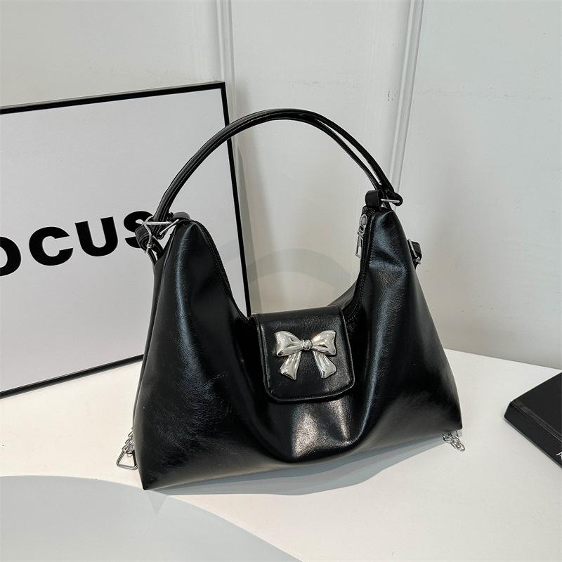 

Рюкзак женский весенний новый простой и модный большой емкости бант повседневная сумка через плечо сумка-тоут