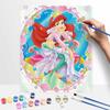 Disney Oil Painting Painting Art Ariel Hobby Cultivating Gifts Home DecorationSparkling Mermaid Dream