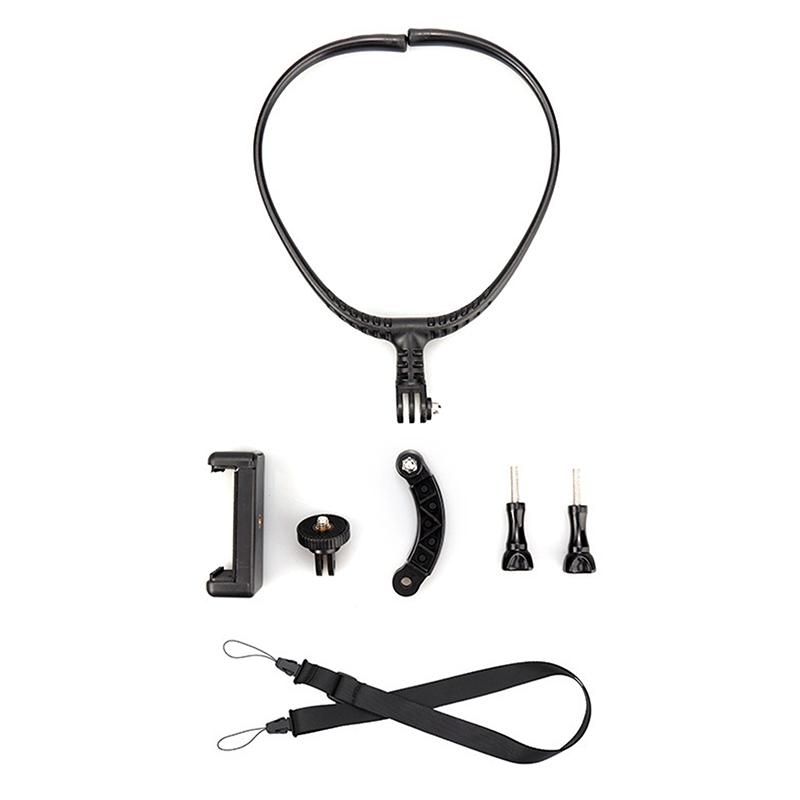 Cycling Collar Neckband Phone Live Streaming Stand Action Camera Neckband Recorder Stand