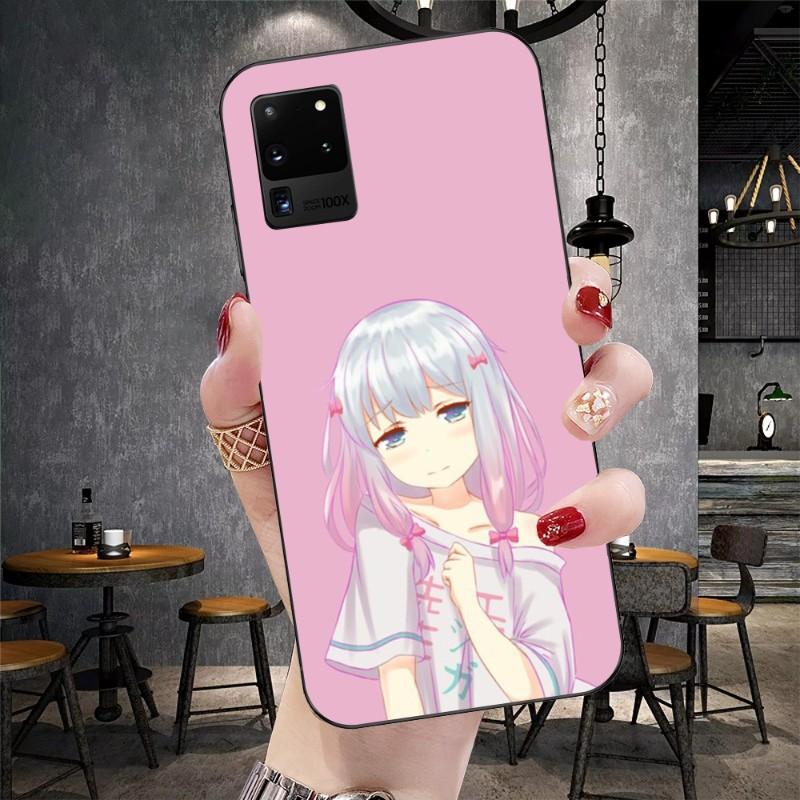 Eromanga Sensei Manga Anime Phone Case For Samsung Galaxy S6 S7 S8 S9 S10 S21 S22 Plus Ultra Soft Black Phone Cover