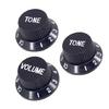 Guitar Knobs Guitar Replacement Part Guitar Accessories Plastic Texture for Electric Guitar Volumes and Tone Replacement