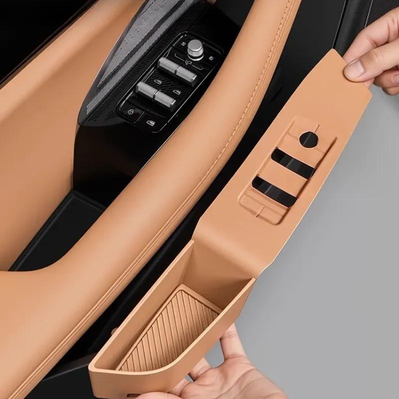 Door Glass Lifting Panel Protective Cover Central Control Silicone Pad Wireless Charging Accessories For Geely Galaxy A7 Tools