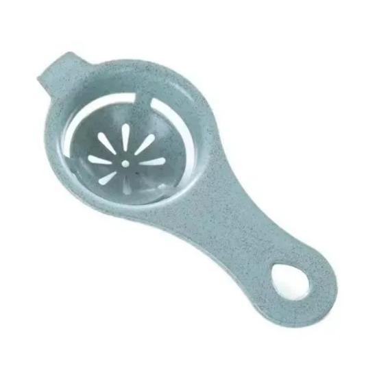 Niedlicher Eiklar-Eigelb-Trenner-Halter Küche Kuchenwerkzeuge Klarer Flüssigkeitsfilter Gadget Abendessen Kochen Sieb Teiler Tragbare Aufbewahrung