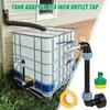 Gallon Tank Adapter 3/4-inch Tank Outlet Tap With Extension Tube Water Bucket Valve Fittings Tank Adapter With Extension Tube