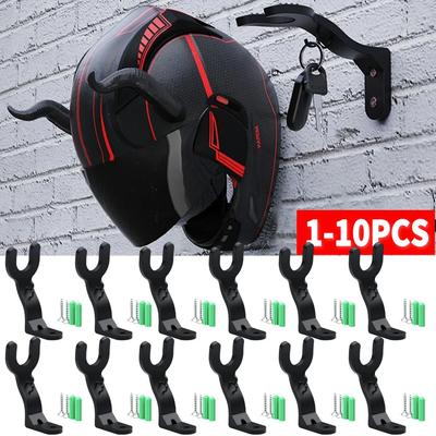 Motorradhelm Hakenleisten Mehrzweck Haken Aufhänger Küchenschrank Regal Wandmontage Haken Elektrofahrrad Helmhalter