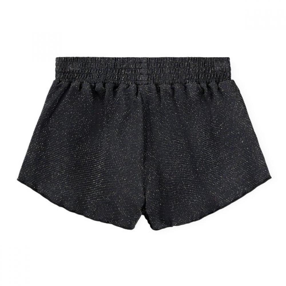 Molo 9 14 Years Niche Black Glitter Uv Swim Shorts Akis9sw019