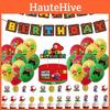 Birthday Mario Super Party Decor Suit Supplies Set Balloon Banner Topper Cake