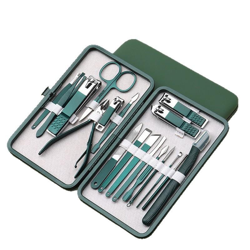 Professional 7-18 Piece Nail Care Kit Stainless Steel Manicure Nail Clippers High Aesthetic Value Portable and Practica Tools