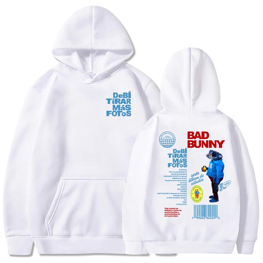 Bad Bunny DTMF Debí Tirar Mehr Fotos Hoodies 2025 Neues Album Mode Sweatshirts Roupas Femininas Mit Kapuze Winter Pullover Frauen