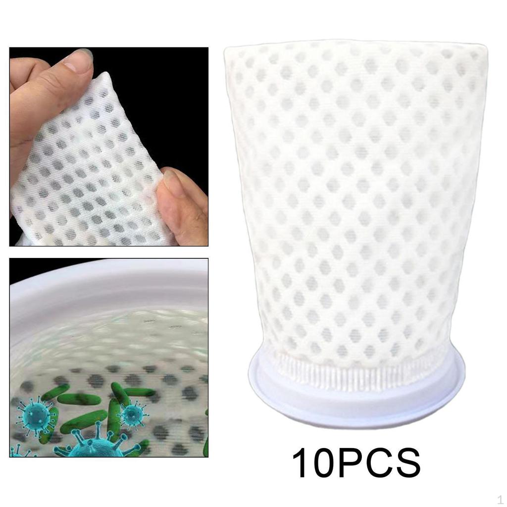 10er Pack Aquariumfilterbeutel zur Schmutzsammlung Kompatibel mit Sumpffiltern