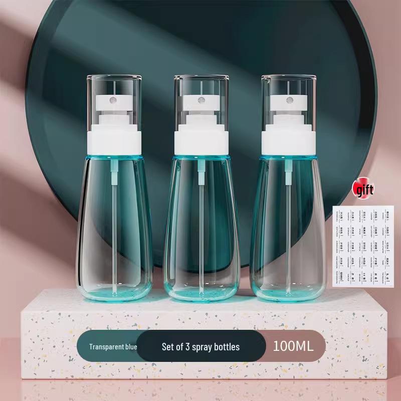 Travel-Size Ultra-Fine Mist Spray Bottle for Face Moisturizing and Alcohol Use