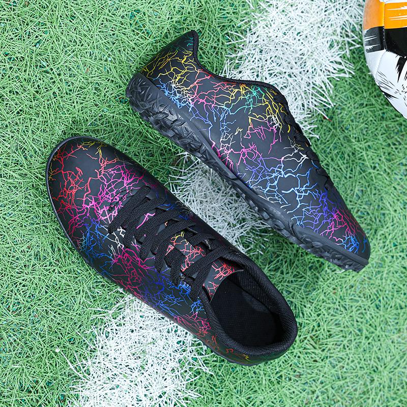 Youth Football Boots  New Professional Training Football Shoes Anti Slip Comfortable Artificial Grass Soccer Shoes for Man