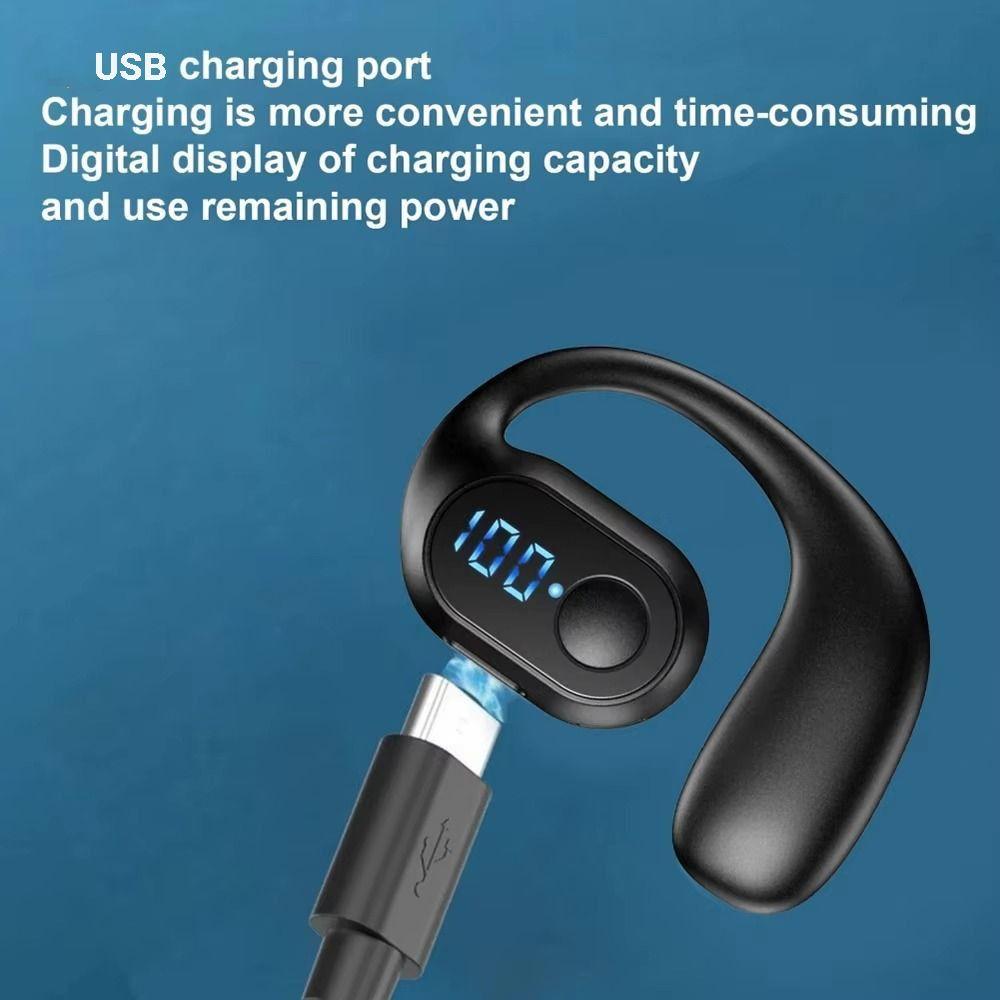 Ear Hook Design Bluetooth Earphones Bluetooth 5.3 TWS Headsets Wireless Headphones Travel Use