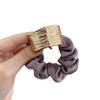 Minimalist Metal Hair Tie - Japanese & Korean Style Bun Ponytail Accessory