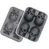 Halloween Skull Silicone Ice Tray for Whiskey & Cocktails
