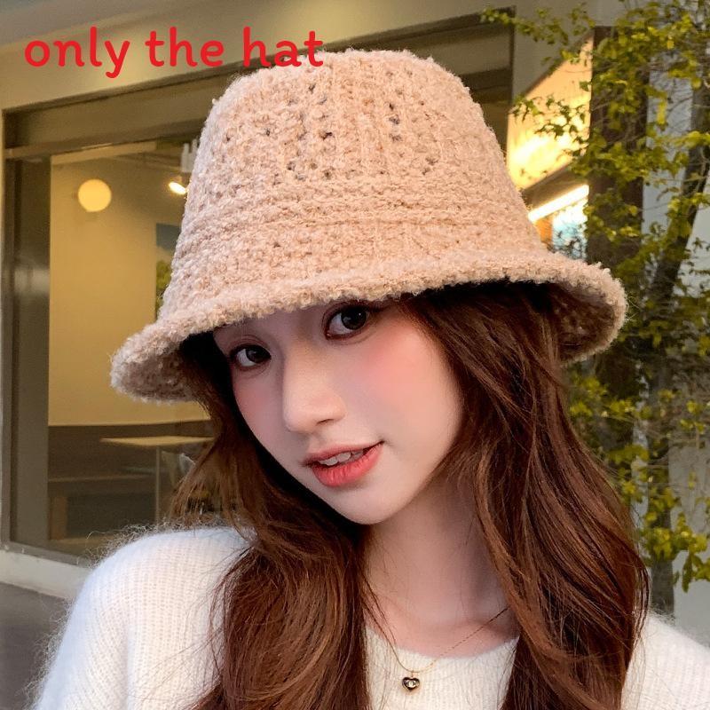 Fishermans Knitted Fashionable Hat With Hollow Out Design For Daily Outdoor