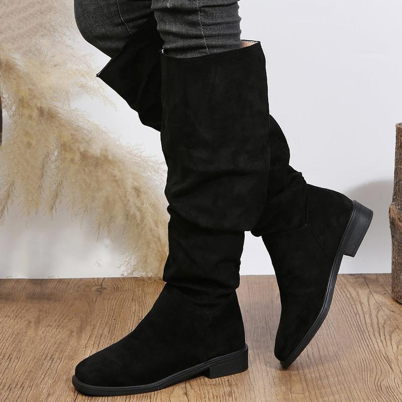 Fashion Women's Boots Fashion Winter Boots For Women's High Boots Heels Winter Shoes Women Knee High Botas Mujer Winter Footwear Long