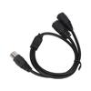 High Accuracy MIDI Sync Breakout Cable 1.6ft Y Splitter Cable  Audio Signal Routing