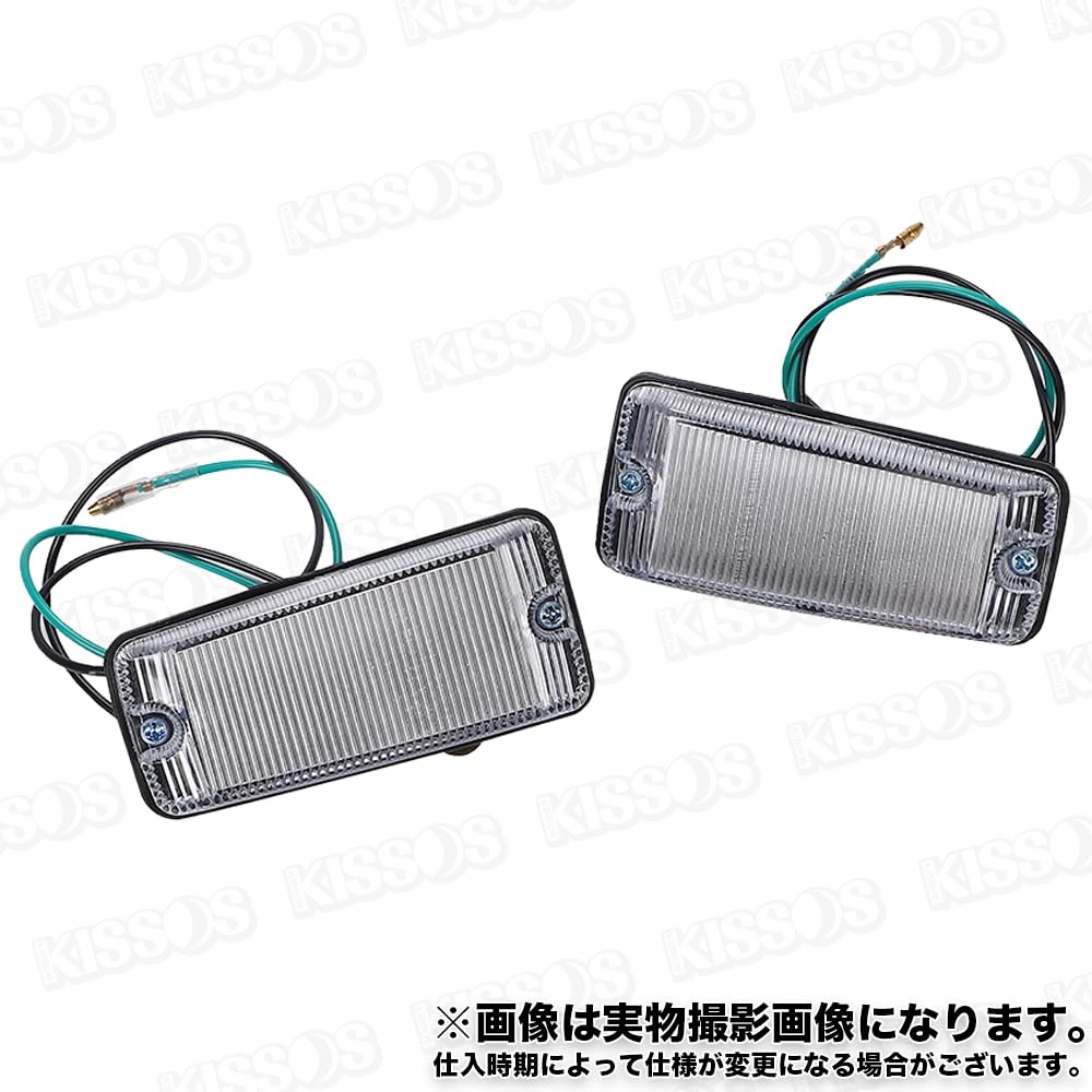 Clear side markers for Suzuki Jimny JA11 and amber turn signal lamp lenses and right (12, 22, 71) (left set)