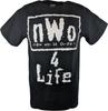 NWo 4 Life WCW Bílé Logo Unisex Černé Tričko