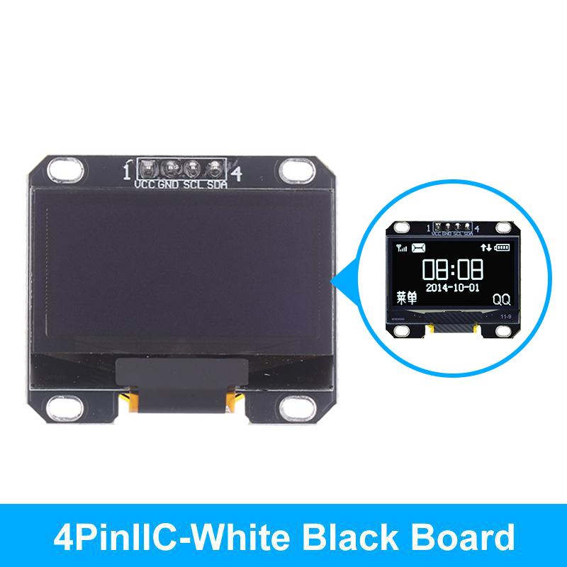 1 Stück 1,3 Zoll OLED-Modul Spi/Iic Kommunikation Weiß/Blau Farbe 128x64 1,3 Zoll OLED LCD LED-Display-Modul 1,3" OLED-Modul