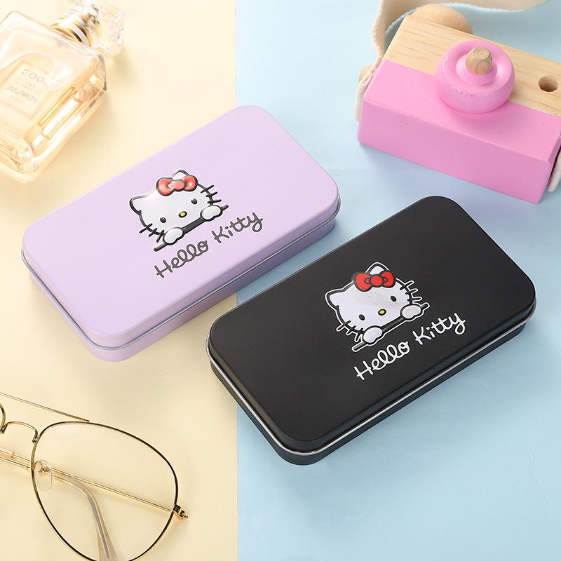 Sanrio Make-up Hello Kitty Pinselset Lidschatten Foundation Rouge Pinsel Damen Kosmetik Beauty Werkzeuge Set Mädchen Geburtstagsgeschenk mit Box