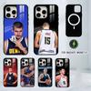 N-Nikola Jokic Handyhülle Für iPhone17,16,15,14,13,12,11 Plus,Pro Magnetisch Für Magsafe Kabelloses Laden