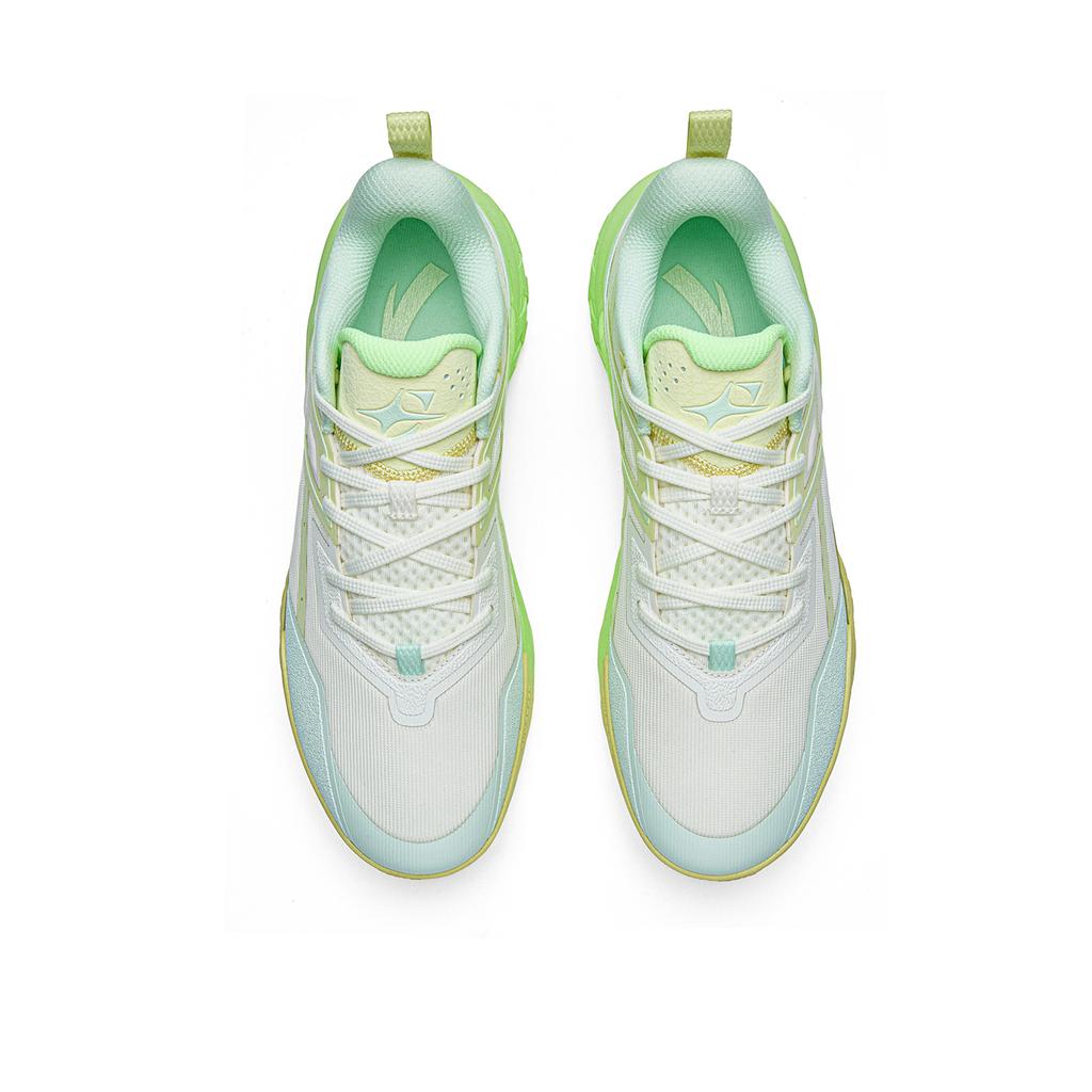 Anta Air Space 6 Professional Combat A-Flashedge Outdoor Basketball Shoes Men sneaker Ivory-White Light-Cloud-Green Sky-Yellow 912631615S-3