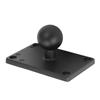 1 Inch Ball Mount Universal Aluminum Alloy AMPS Square Plate with AMPS Hole for RAM Mounts B Size Ball Double Socket