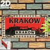 D-Dur pc Vintage Krakau Polen Metallwandplakette Retro Polnisch Geeignet für Polen Sammler Aluminium Retro Krakau Stadt