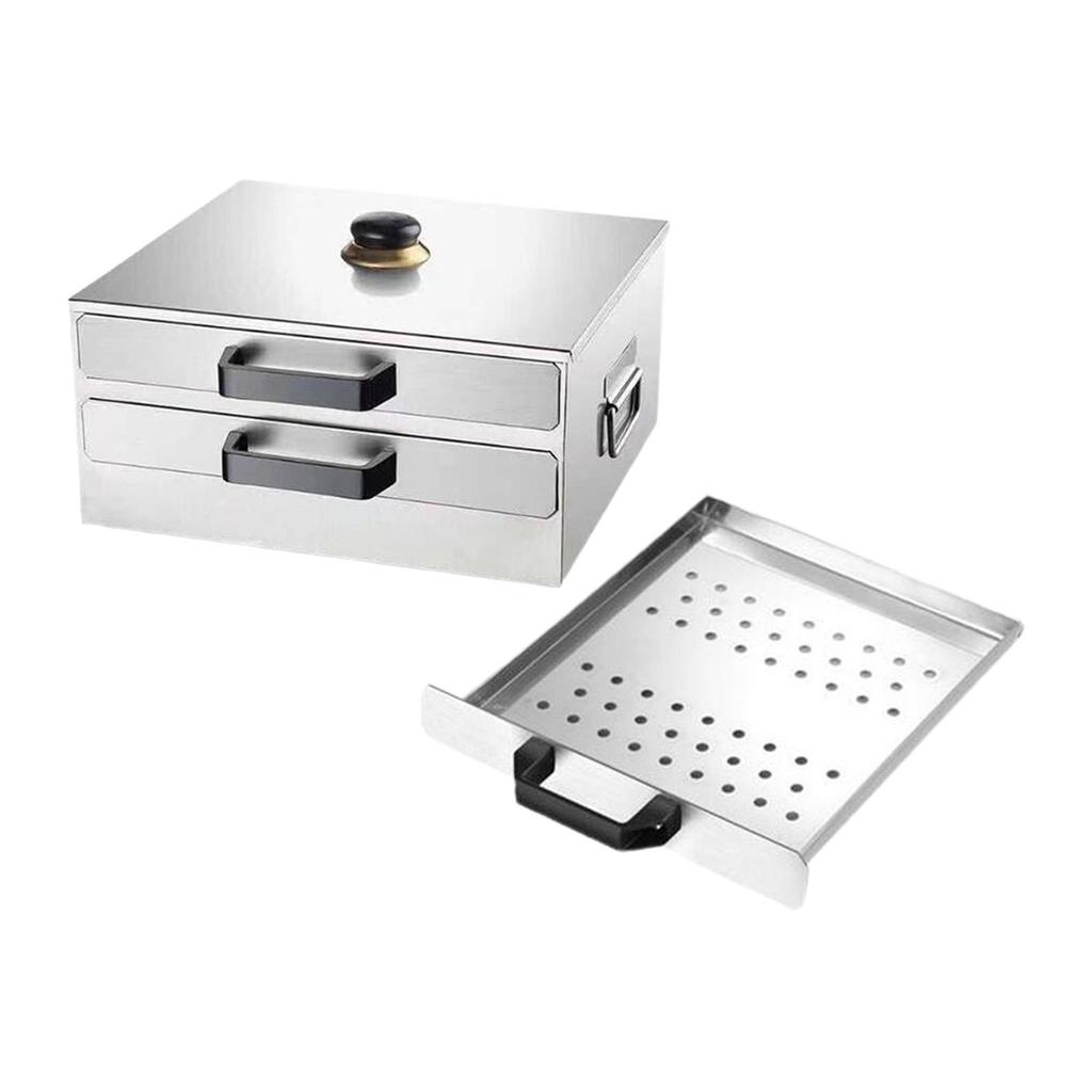 Machine Chinese Fun Furnace Steamed Bun Cookware for Kitchen , 3 Flat Drawers