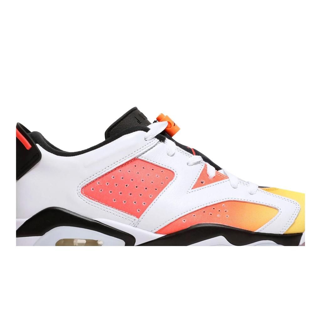 Air Jordan 6 Retro Low SE 'Dongdan' (Unisex) White / Black / Tour Yellow / Total Orange Vintage Basketball Shoes DC1048 110
