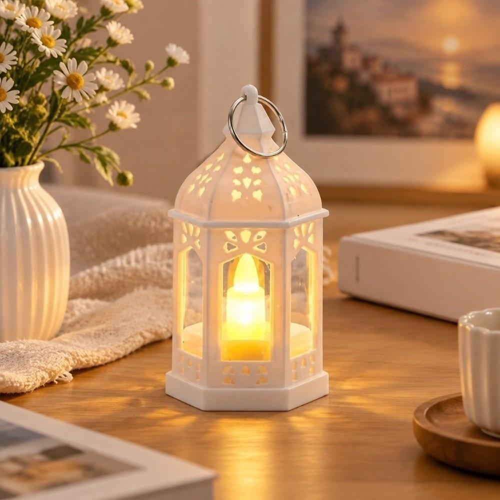 Warm Light Christmas LED Candle Light Retro New Year Hanging Small Lights  Wedding