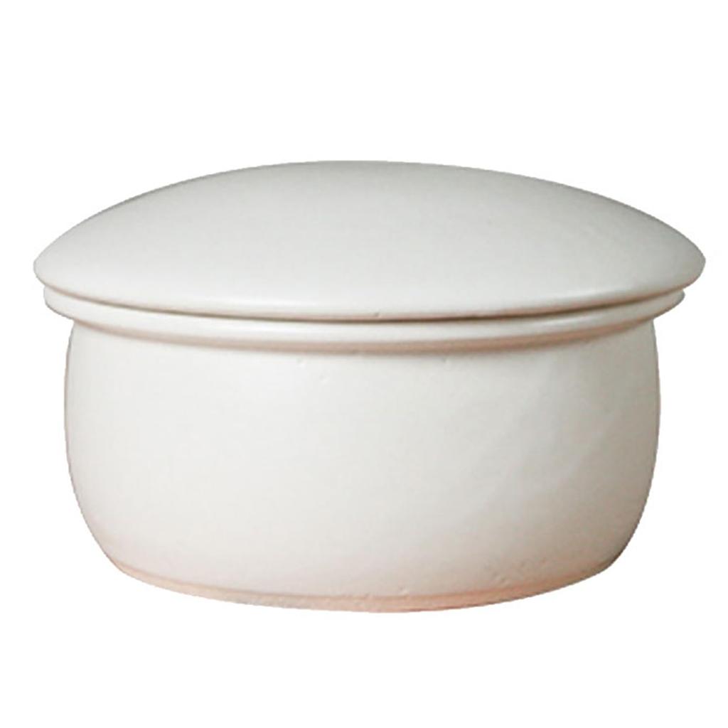 Taisei Kiln Ohitsu (rice container), Medium, White, Banko Ware, Heat-Resistant Ceramic, Microwave, Oven, and Dishwasher Safe, Rice Storage Container