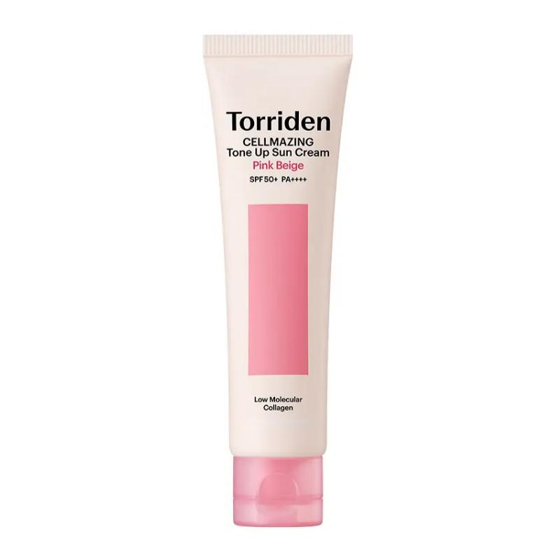 [Torriden] CELLMAZING Pink Beige Tone-Up Sunscreen 60ml SPF50+ PA++++ Vitalizing & Natural Glow