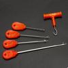 6Pcs Fishing Baiting Needle Hook Needle Fishing Baits Needle for Fishing Carp Fishing Baiting Rig Tool Fishing Needle