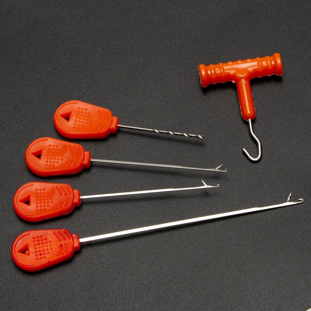 6Pcs Fishing Baiting Needle Hook Needle Fishing Baits Needle for Fishing Carp Fishing Baiting Rig Tool Fishing Needle