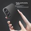 Phone Case for Samsung S24, SAMSUNG Galaxy S24 Protective Cover, Frosted Full Coverage Ultra-Thin Shockproof Anti-Fingerprint Case - Graphite Black