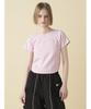 Furfur Pigment Logo RWCT252050 Pink T-Shirt Women's