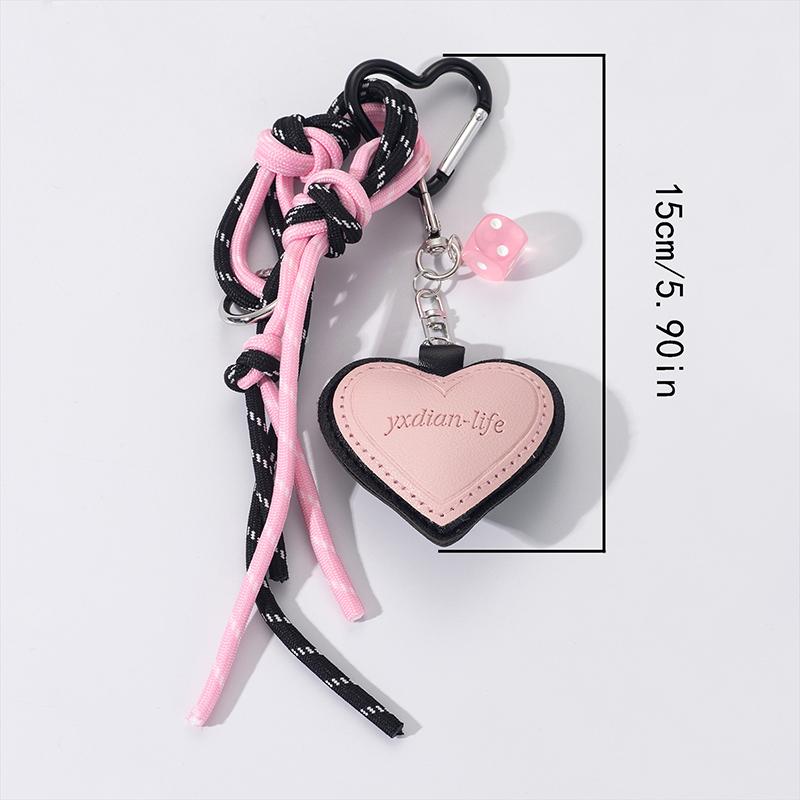 Yogodlns PU Leather Love Bag Pendant Women Handbag Backpack Hanging Exquisite Bags Accessories