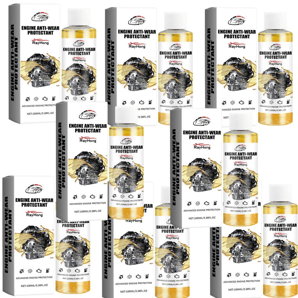 Protector Antidesgaste para Motor Agente de Recubrimiento para Motor de Gasolina Protector Antidesgaste para Motor con Nanotecnología 4 Botellas de 100 ml por Botella