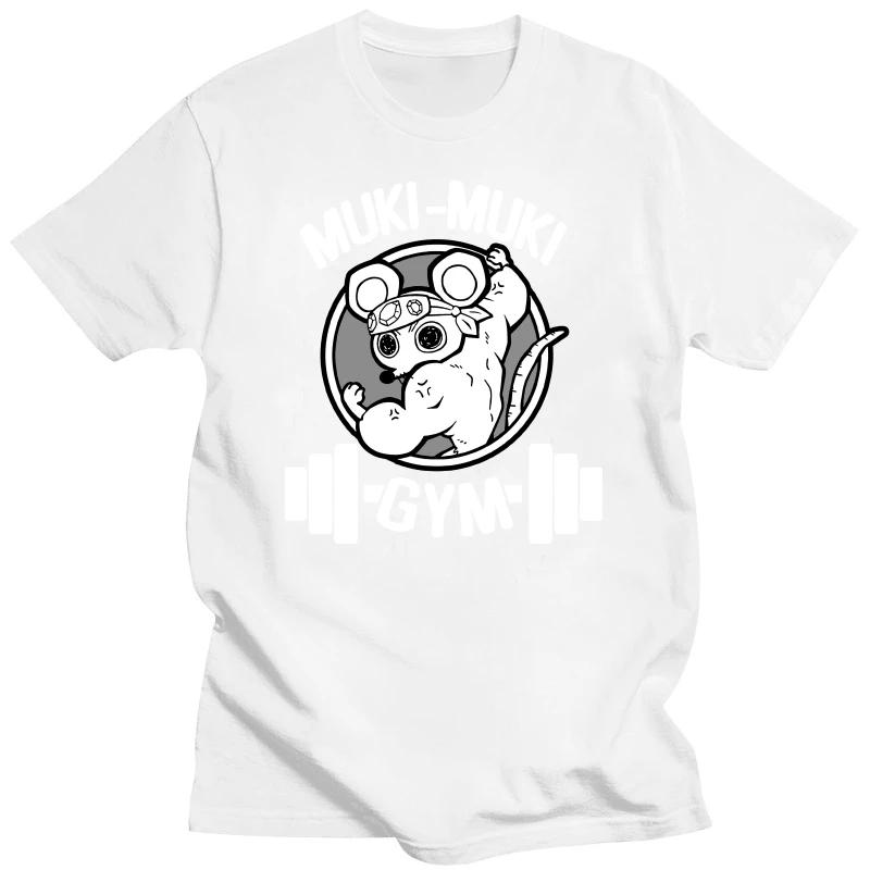 

Футболки с принтом аниме «Убийца демонов Удзуи Тенген» Забавные мышки-ниндзя Муки Муки Спортивная футболка Мускулистая мышь Футболка большого размера Унисекс XXXXXL серый