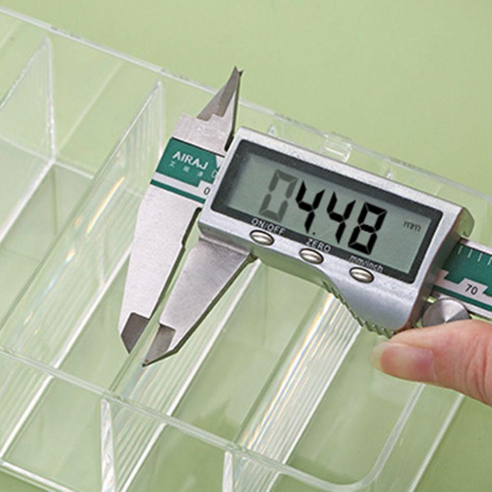 Transparent Stationery Finishing Box Portable Sticky Note Sorting Box  Earphone