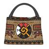Hunab Ku Mayan Symbol Insulated Lunch Tote Bag for Women Portable Thermal Cooler Bento Box Outdoor Camping Travel