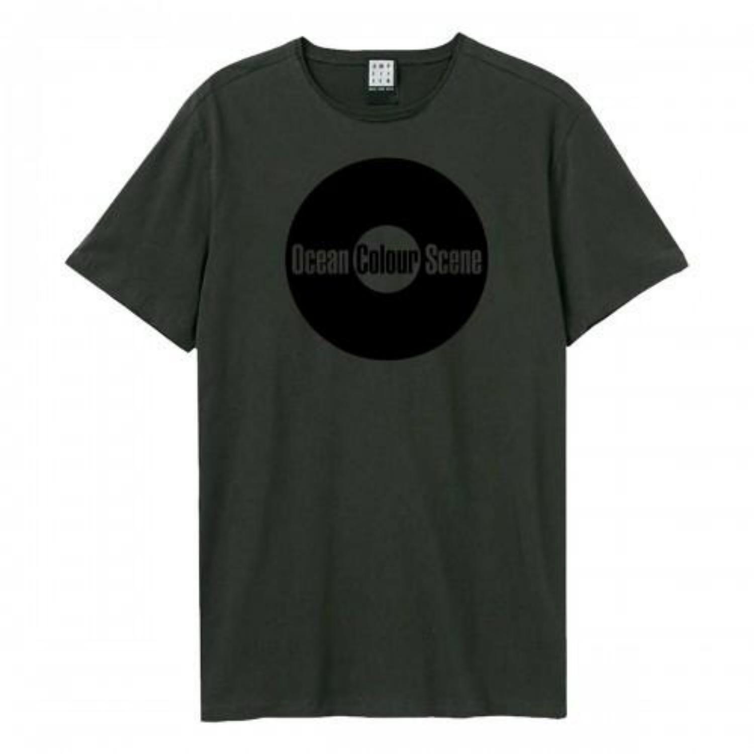 Amplified Unisex Adult Black Record Ocean Colour Scene T-Shirt S разноцветный