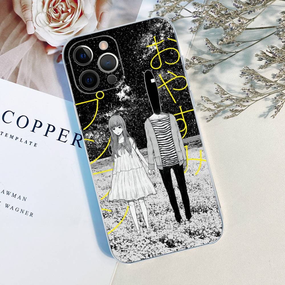 Cartoon Goodnight P-Punpun TPU Silicone Case For IPhone 11 12 13 14 15 16 17 Pro Max Shockproof Clear Back Cover