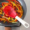 Multifunctional Kitchen Spoon The Heat -resistant Suspension Spoon for Potatoes and Garlic with A Strainer