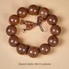 Goldenes Seiden-Sandelholz Armband 2.0 Altes Material Holz Buddha Perlen Armband für Männer und Frauen Paarschmuck Sandelholz Rosenkranz Kultureller Spielschmuck