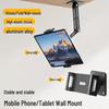 Doppelnutzbarer Aluminium-Wandhalter für Handy & Tablet - Faltbare, drehbare Halterung