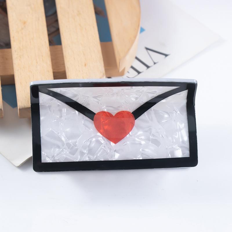 Pvc Hair Claw Print Imitation Acetic Acid Cartoon Hair Clips Cartoon Mouse Arrow Grip Clip